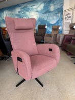 sta op stoel relax fauteuil relaxfauteuil staopstoel, Verzenden, Zo goed als nieuw, Leer, Gratis bezorging regio Utrecht 