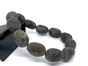 Wild Donker Baltische Amber Armband – Prehistorische