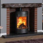 Houtkachel C&J (rond) Purevision-Basis - 3.2-6.8kW, Verzenden, Nieuw