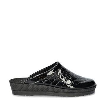 Rohde pantoffels voor dames in het Zwart, Verzenden, Zwart, Pantoffels of Sloffen, Rohde
