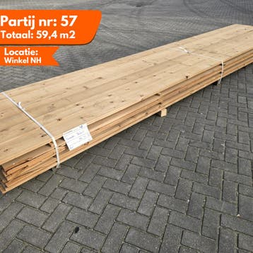 Thermo Vuren Zweeds Rabat 5500x190-180x16-26mm, Ophalen of Verzenden, Nieuw
