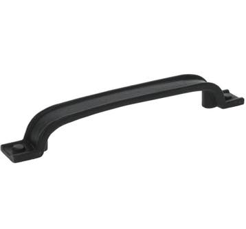 Meubelgreep strip ijzer zwart 128 mm, Verzenden, Nieuw