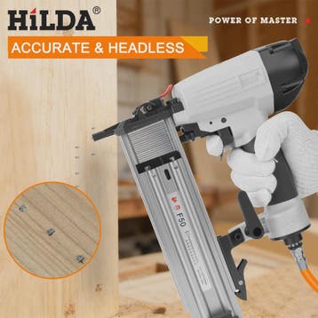 HILDA F50 Pneumatische Tacker & Nietmachine - 2-in-1 voor Me, Verzenden, Nieuw