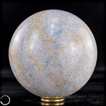 Natuurlijke zeldzame blauwe K2 Sphere- 1378.65 g