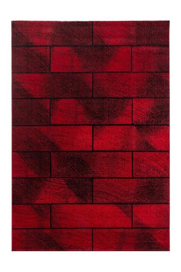 Laagpolig Vloerkleed | Beta | Stenen | Rood | 240x340 cm, Verzenden, Nieuw