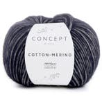 Katia Concept Cotton-Merino - 108 zwart - Katoen/Merino Ga, Ophalen of Verzenden, Nieuw