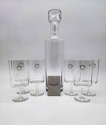 Carlo Nason - Drinkservies voor 6 - V.Nason&C: - Glas -