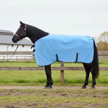 vidaXL Paardendeken Volledige Aqua 115 cm Polyester, Verzenden, Nieuw