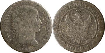 2,6 Soldi 1815, Italien-sardinien Victor Emanuel I 1802-1821, Verzenden