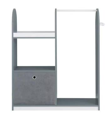 Kinderkast met Kapstok en Haken – MDF en Stof 97×108×35 cm, Verzenden, Nieuw
