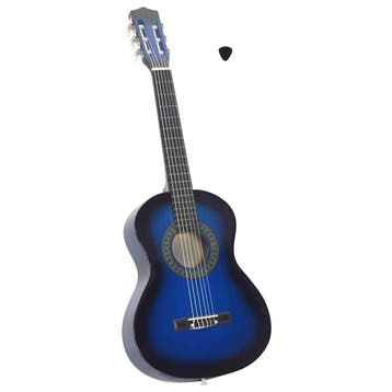 vidaXL Gitaar klassiek beginner en kinderen 1/2 34 blauw, Muziek en Instrumenten, Snaarinstrumenten | Gitaren | Akoestisch, Verzenden