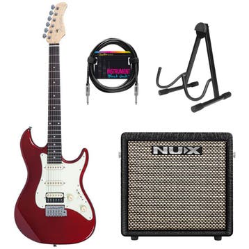 Sire S1 ST-Style Elektrische Gitaar Candy Apple Red + NUX, Muziek en Instrumenten, Ophalen of Verzenden, Nieuw