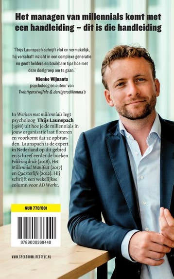 Werken met millennials 9789000368440 Thijs Launspach, Verzenden, Gelezen, Thijs Launspach