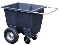 Halfpipe voerwagen 230 liter grijs, Dieren en Toebehoren