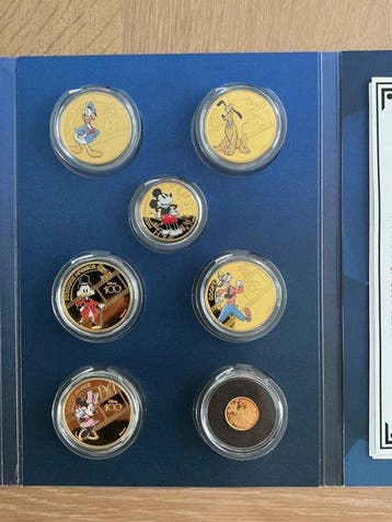 Barbados. 25 Cents, 10 Dollars 2023, Disney Coin Set, Incl.