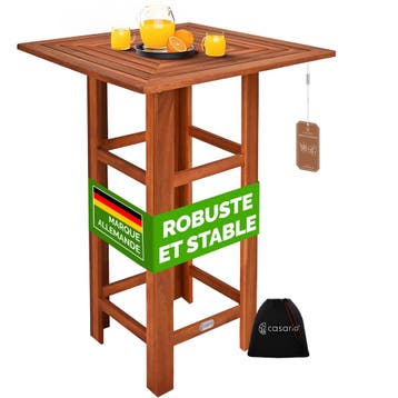 Statafel Acaciahout 75x75x110cm (Statafels, Tafels-Stoelen), Verzenden, Nieuw