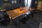 Massief houten eettafel MAMMUT 200 cm acacia 3,5 cm, Huis en Inrichting, Tafels | Eettafels, Ophalen of Verzenden, Nieuw