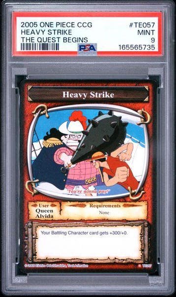 Heavy Strike (TE057) PSA 9 – POP 1, Ophalen of Verzenden, Nieuw