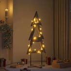 vidaXL Kerstboom met standaard Bruin 149,5 cm Massief, Diversen, Kerst, Verzenden, Nieuw