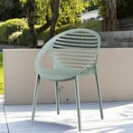 Eetkamerstoel  Kunststof Groen - Kuipstoel Groen - Stoel, Ophalen of Verzenden, Nieuw