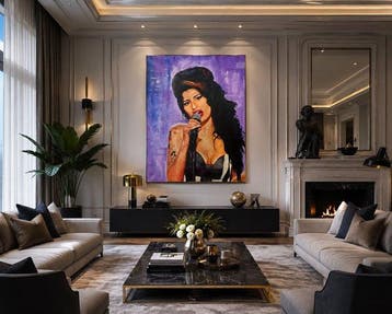 Ricart 120 x 80 cm - Amy Winehouse: La Voz del Alma y el