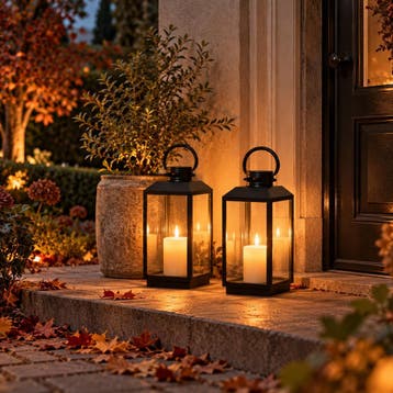 Newport Windlicht Zwart Small Decoratie Windlichten, Verzenden, Nieuw