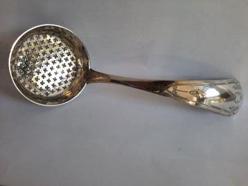 Lepel - .835 zilver - Antieke Strooilepel