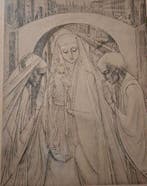 Jan Toorop (1858-1928) - Heilige familie, Antiek en Kunst