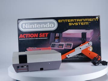 NES - Console - Action Set Compleet, Spelcomputers en Games, Spelcomputers | Nintendo NES, Ophalen of Verzenden, Nieuw