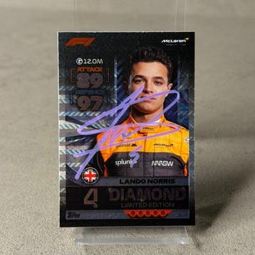 Mclaren - Topps LE 1D Diamond Limited Edition - Signed -, Nieuw