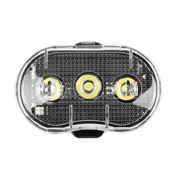 Benson Waterbestendige fietslamp LED - wit - inclusief ba..., Ophalen of Verzenden, Nieuw