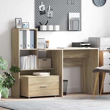 vidaXL Ladenkast 55 x 45 x 31 cm Sonoma Eiken, Huis en Inrichting, Kasten | Overige, Verzenden, Nieuw