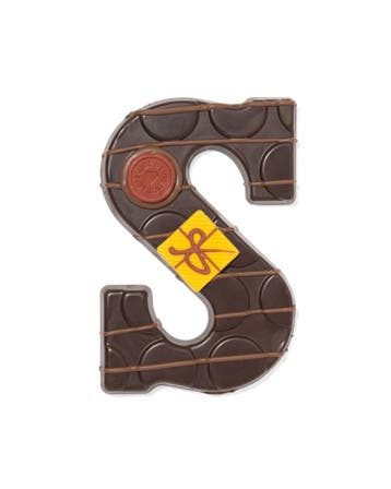 HEMA Handgedecoreerde chocoladeletter puur S 180g, Diversen, Verzenden, Nieuw
