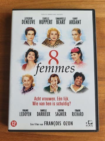 DVD - 8 Femmes, Cd's en Dvd's, Dvd's | Thrillers en Misdaad, Vanaf 12 jaar, Verzenden, Gebruikt, Detective en Krimi