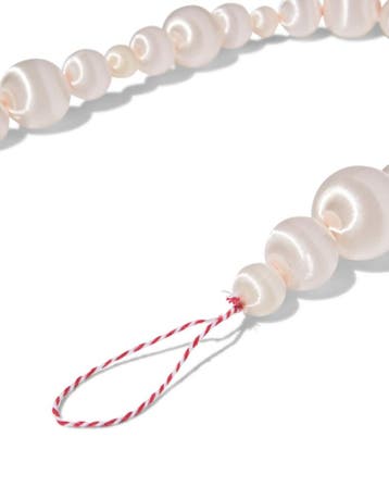 HEMA Kerstslinger 1.8m satijn parels, Verzenden, Nieuw