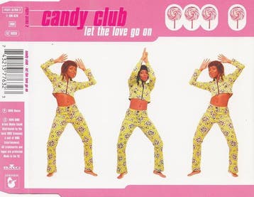 cd single - Candy Club - Let The Love Go On, Verzenden, Zo goed als nieuw