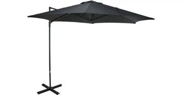 Parasol Hangend 270 cm Antraciet, Ophalen of Verzenden, Nieuw