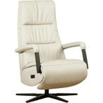 Leren relaxfauteuil met hartbalans Core - Toledo Nebbia, Huis en Inrichting, Fauteuils, Bohemian, Industrieel, Modern, Scandinavisch