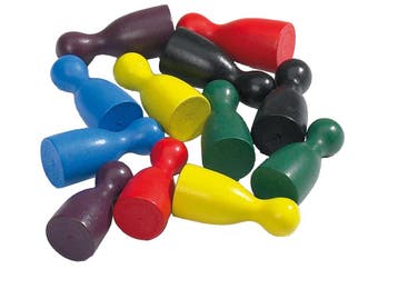 Halma Kegels / Pionnen Groot (60 stuks) | Philos -, Hobby en Vrije tijd, Verzenden, Nieuw