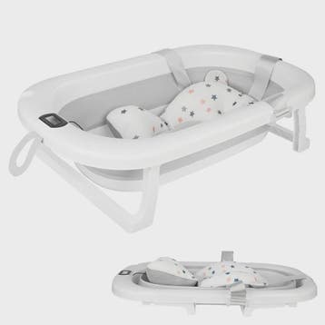 Opvouwbaar Babybadje met Thermometer & Badmat - 0-36 Maanden, Verzenden, Nieuw