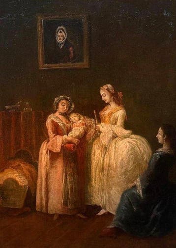 Pietro Longhi (1701-1785), Kring van - La Balia