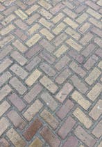 Oude gebakken keiformaten Eindhoven MV (op pallets), Ophalen of Verzenden, Gebruikt, Keramiek, Klinkers