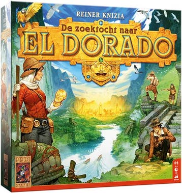 De Zoektocht naar El Dorado - Bordspel | 999 Games -, Hobby en Vrije tijd, Gezelschapsspellen | Bordspellen, Verzenden, Nieuw