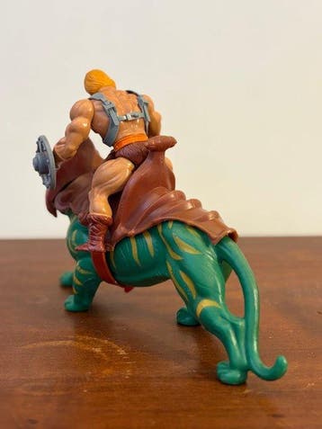Mattel - Action figure He-Man e Battle Cat + Faker -
