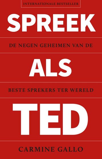 Spreek Als Ted | Carmine Gallo | Nieuw, Ophalen of Verzenden, Nieuw, Carmine Gallo