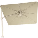 Nexus T2 premium zweefparasol 300x300 cm sand stone mast, Ophalen of Verzenden, Nieuw