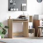 vidaXL Bureau met lade Sonoma Eiken 106 x 41 x 88.5 cm, Verzenden, Nieuw