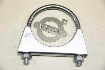 Uitlaatklem 65 mm., Auto-onderdelen, Uitlaatsystemen, Ophalen of Verzenden, Nieuw