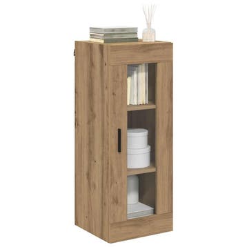 vidaXL Wandkast Artisan Eiken 34,5 x 34 x 90 cm, Minder dan 50 cm, Verzenden, Nieuw, Minder dan 100 cm