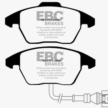 EBC 06-13 Audi A3 2.0 Turbo (Girling rear caliper) Ultimax2, Ophalen of Verzenden, Nieuw